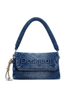 Torebka Desigual Half Logo 25SAXD23 Niebieski ze sklepu eobuwie.pl w kategorii Torebki damskie - zdjęcie 182088272