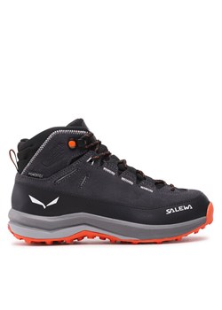 Trekkingi Salewa Mtn Trainer 2 Mid Ptx K 64011-0878 Szary ze sklepu eobuwie.pl w kategorii Buty trekkingowe dziecięce - zdjęcie 182088374