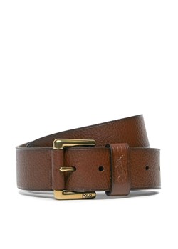 Pasek Męski Polo Ralph Lauren 405898669002 Brązowy ze sklepu eobuwie.pl w kategorii Paski męskie - zdjęcie 182088422