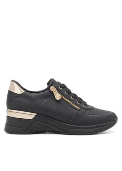 Sneakersy Rieker N4305-00 Czarny ze sklepu eobuwie.pl w kategorii Buty sportowe damskie - zdjęcie 182088431