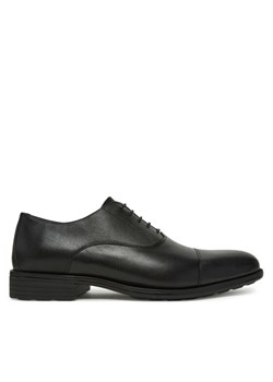 Półbuty Geox U55H8A 00043 C9999 Czarny ze sklepu eobuwie.pl w kategorii Buty eleganckie męskie - zdjęcie 182088481