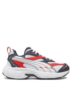 Sneakersy Puma Morphic Techie Jr 396621 06 Biały ze sklepu eobuwie.pl w kategorii Buty sportowe dziecięce - zdjęcie 182088482