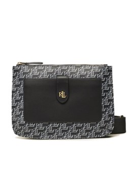 Torebka LAUREN RALPH LAUREN Jamey 27 431883217002 Czarny ze sklepu eobuwie.pl w kategorii Listonoszki - zdjęcie 182088680