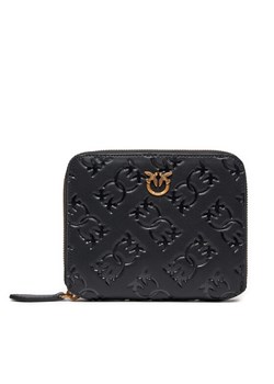 Mały Portfel Damski Pinko Taylor Zip Around AI 24-25 PCPL 100249 A1YB Czarny ze sklepu eobuwie.pl w kategorii Portfele damskie - zdjęcie 182088770