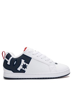 Sneakersy DC COURT GRAFFIK DC01661111 Biały ze sklepu eobuwie.pl w kategorii Buty sportowe męskie - zdjęcie 182088884