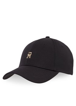 Czapka z daszkiem Tommy Hilfiger Elevated Chic Cap AW0AW17128 Czarny ze sklepu eobuwie.pl w kategorii Czapki z daszkiem damskie - zdjęcie 182088901