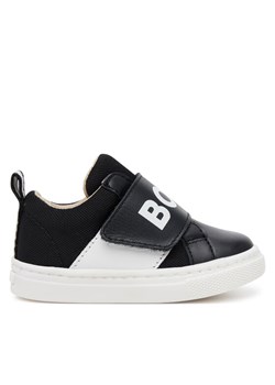 Sneakersy BOSS J52161 M Czarny ze sklepu eobuwie.pl w kategorii Buty sportowe dziecięce - zdjęcie 182088903
