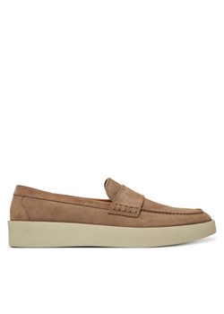 Mokasyny BOSS Clay 50536159 Beżowy ze sklepu eobuwie.pl w kategorii Mokasyny męskie - zdjęcie 182088951