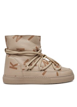 Śniegowce Inuikii Full Leather 75202-088 Beżowy ze sklepu eobuwie.pl w kategorii Śniegowce damskie - zdjęcie 182089304