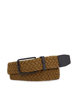 Pasek Męski Tommy Hilfiger Tech 3.5 Elastic AM0AM11468 Brązowy ze sklepu eobuwie.pl w kategorii Paski męskie - zdjęcie 182089393