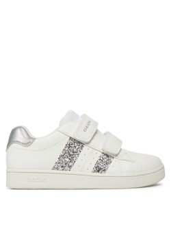 Sneakersy Geox J Eclyper Girl J45LRA 000BC C0007 S Biały ze sklepu eobuwie.pl w kategorii Trampki dziecięce - zdjęcie 182089473