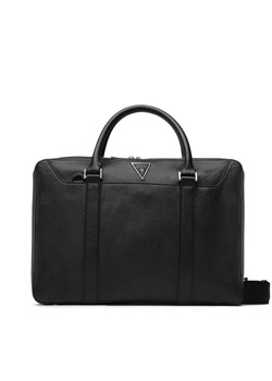 Torba na laptopa Guess Certosa Saffiano Smart HMECSA P3138 Czarny ze sklepu eobuwie.pl w kategorii Torby na laptopa - zdjęcie 182089613