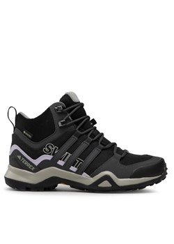Trekkingi adidas Terrex Swift R2 Mid GORE-TEX Hiking Shoes IF7637 Czarny ze sklepu eobuwie.pl w kategorii Buty trekkingowe damskie - zdjęcie 182089692