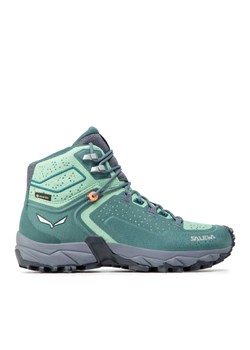 Trekkingi Salewa Ws Alpenrose 2 Mid Gtx 8540 Zielony ze sklepu eobuwie.pl w kategorii Buty trekkingowe damskie - zdjęcie 182089801