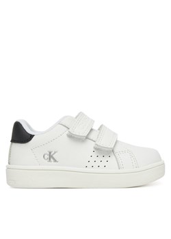Sneakersy Calvin Klein Jeans Low Cut Velcro Sneaker V1X9-82074-1355 M Biały ze sklepu eobuwie.pl w kategorii Buty sportowe dziecięce - zdjęcie 182089810