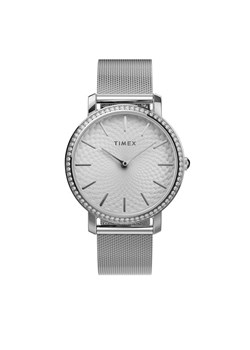 Zegarek Timex City TW2V52400 Srebrny ze sklepu eobuwie.pl w kategorii Zegarki - zdjęcie 182089830