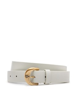 Pasek Damski Calvin Klein Jeans Casual Pin Buckle 25Mm LV04K7009G Biały ze sklepu eobuwie.pl w kategorii Paski damskie - zdjęcie 182089871