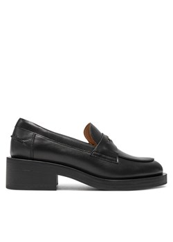Loafersy Boss Iryna Mocc C 50523445 Czarny ze sklepu eobuwie.pl w kategorii Lordsy damskie - zdjęcie 182090374