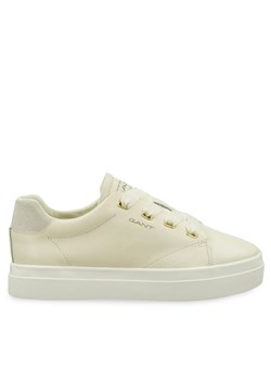 Sneakersy Gant 29531569 Écru ze sklepu eobuwie.pl w kategorii Buty sportowe damskie - zdjęcie 182090470