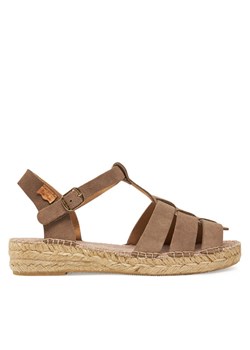 Espadryle Toni Pons Elena Brązowy ze sklepu eobuwie.pl w kategorii Espadryle damskie - zdjęcie 182090504