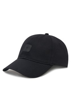 Czapka z daszkiem Calvin Klein Jeans Mono Leather Patch Twill Cap LV04K5052G Czarny ze sklepu eobuwie.pl w kategorii Czapki z daszkiem damskie - zdjęcie 182090600