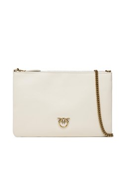 Torebka PINKO Flat Classic PE 23 PCPL 100455 A0F1 Écru ze sklepu eobuwie.pl w kategorii Kopertówki - zdjęcie 182090641