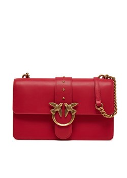 Torebka PINKO Love One Classic Cl PE 25 PCPL 100053 A0F1 Czerwony ze sklepu eobuwie.pl w kategorii Listonoszki - zdjęcie 182090752