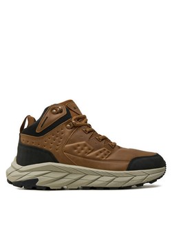 Trekkingi ALPINE PRO Defet MBTD452 909PL Brązowy ze sklepu eobuwie.pl w kategorii Buty trekkingowe męskie - zdjęcie 182090763