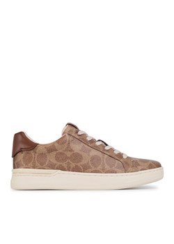 Sneakersy Coach Lowline Luxe Sig G5061 Brązowy ze sklepu eobuwie.pl w kategorii Trampki damskie - zdjęcie 182090832