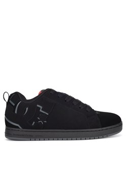 Sneakersy DC COURT GRAFFIK 300529-BLR Czarny ze sklepu eobuwie.pl w kategorii Buty sportowe męskie - zdjęcie 182091100
