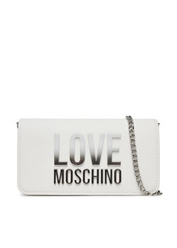 Torebka LOVE MOSCHINO JC5728PP0MKD0100 Biały ze sklepu eobuwie.pl w kategorii Kopertówki - zdjęcie 182091170