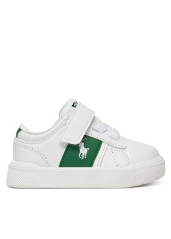 Sneakersy Polo Ralph Lauren Frazier Ps RL01977110 Biały ze sklepu eobuwie.pl w kategorii Buty sportowe dziecięce - zdjęcie 182091181