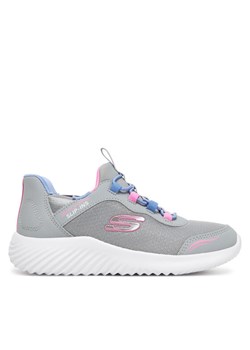 Sneakersy Skechers Bounder-Simple Cute 303585L/GRY Szary ze sklepu eobuwie.pl w kategorii Buty sportowe dziecięce - zdjęcie 182091211