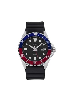 Zegarek Casio Duro Diver MDV-107-1A3VEF Czarny ze sklepu eobuwie.pl w kategorii Zegarki - zdjęcie 182092034