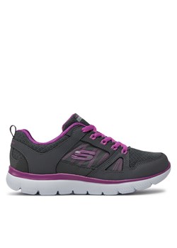 Sneakersy Skechers New World 12997/CCPR Szary ze sklepu eobuwie.pl w kategorii Buty sportowe damskie - zdjęcie 182092044