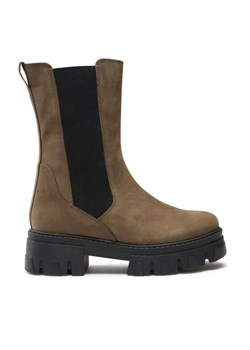 Botki Marco Tozzi 2-25402-41 Khaki ze sklepu eobuwie.pl w kategorii Workery damskie - zdjęcie 182092080