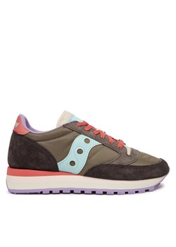 Sneakersy Saucony Jazz Triple S60530 50 Brązowy ze sklepu eobuwie.pl w kategorii Buty sportowe damskie - zdjęcie 182092172