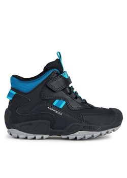 Śniegowce Geox Jr New Savage B Abx J261WB 050BU C9269 M Czarny ze sklepu eobuwie.pl w kategorii Buty zimowe dziecięce - zdjęcie 182092272