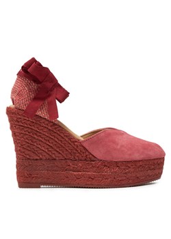 Espadryle Manebi Hamptons Heart-Shaped Wedge Espadrilles W 2.1 WH Różowy ze sklepu eobuwie.pl w kategorii Espadryle damskie - zdjęcie 182092510