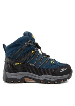 Trekkingi CMP Kids Rigel Mid Trekking Shoe Wp 3Q12944 Granatowy ze sklepu eobuwie.pl w kategorii Buty trekkingowe dziecięce - zdjęcie 182092524