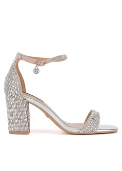 Sandały Nine West WFA3032-1 Srebrny ze sklepu eobuwie.pl w kategorii Sandały damskie - zdjęcie 182092594