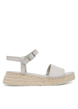 Espadryle Calvin Klein Wedge Rope Sandal Lth HW0HW02546 Biały ze sklepu eobuwie.pl w kategorii Espadryle damskie - zdjęcie 182092811