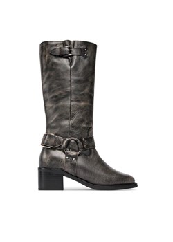 Kozaki Bronx High boots 14291-A Czarny ze sklepu eobuwie.pl w kategorii Kozaki damskie - zdjęcie 182092900