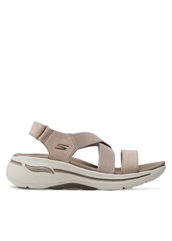Sandały Skechers Treasured 140257/TPE Brązowy ze sklepu eobuwie.pl w kategorii Sandały damskie - zdjęcie 182092924