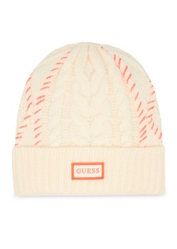 Czapka Guess AW9972 WOL01 Écru ze sklepu eobuwie.pl w kategorii Czapki zimowe damskie - zdjęcie 182092993
