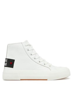 Trampki LOVE MOSCHINO JA15022G1MIA0100 Biały ze sklepu eobuwie.pl w kategorii Trampki damskie - zdjęcie 182093131