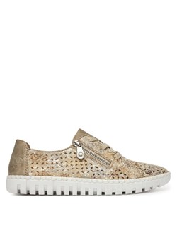 Sneakersy Rieker M2306-91 Beżowy ze sklepu eobuwie.pl w kategorii Półbuty damskie - zdjęcie 182093270
