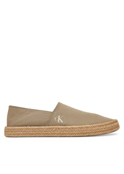 Espadryle Calvin Klein Jeans Inj Espadrille Cv YM0YM01251 Beżowy ze sklepu eobuwie.pl w kategorii Espadryle męskie - zdjęcie 182093374