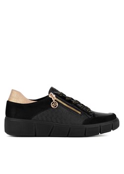 Sneakersy Remonte D1T00-03 Czarny ze sklepu eobuwie.pl w kategorii Buty sportowe damskie - zdjęcie 182093691