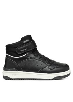 Sneakersy Geox J Washiba Boy J46LQB 05415 C0127 S Czarny ze sklepu eobuwie.pl w kategorii Buty sportowe dziecięce - zdjęcie 182093732